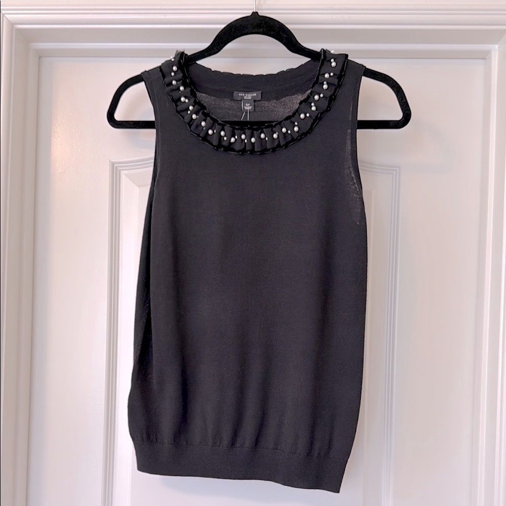 Ann Taylor Merino Wool Sleeveless Sweater - Picture 1 of 11